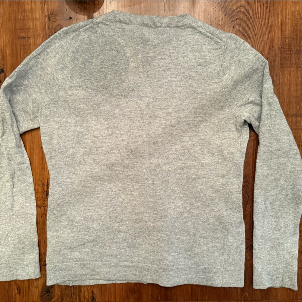 J. Crew Light Gray Women's Crew Neck Sweater - Picture 2 of 3